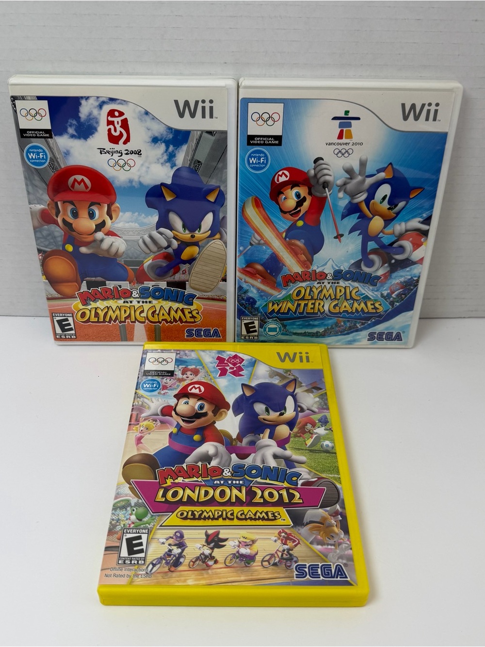 Nintendo Wii Mario & Sonic Olympic Games Beijing, Winter and London